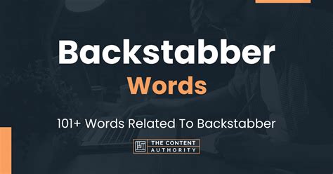 meaning of backstabber|BACKSTABBER Synonyms: 42 Similar Words .
